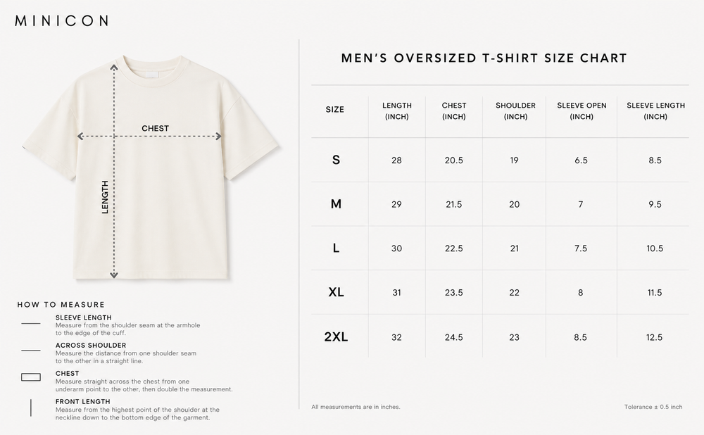 Flow White Oversized Classic T-Shirt