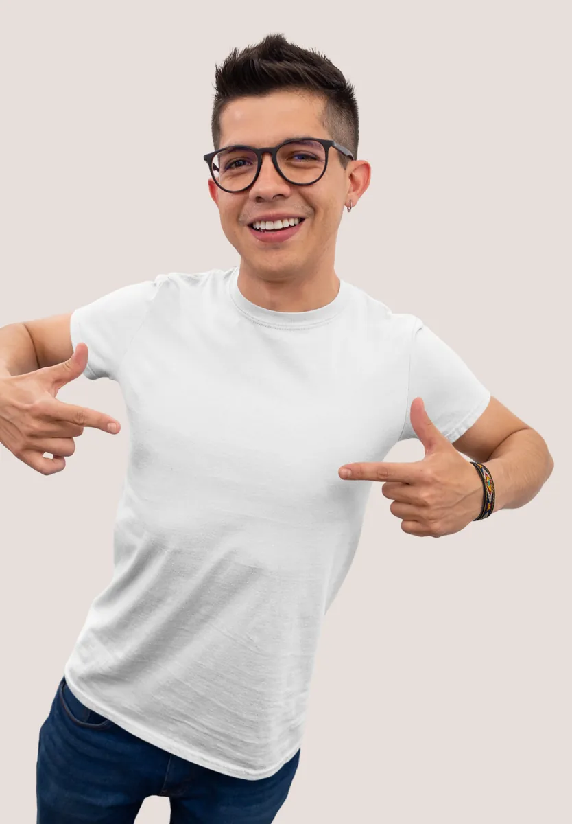 Supima White T-Shirt Minicon Supima White T-Shirt regular fit t-shirt for men India